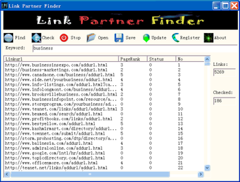 Link Partner Finder screenshot