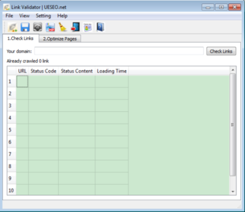 Link Validator screenshot