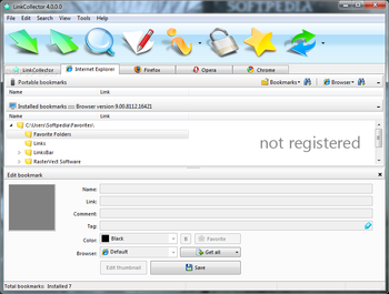 LinkCollector Portable Edition screenshot 2
