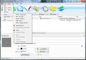 LinkCollector Portable Edition screenshot 3