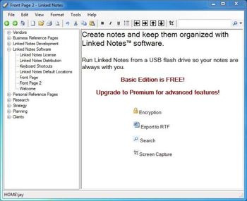 Linked Notes Free screenshot