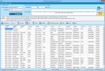 LinkedIn Company Extractor screenshot 2