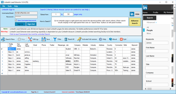 LinkedIn Lead Extractor screenshot