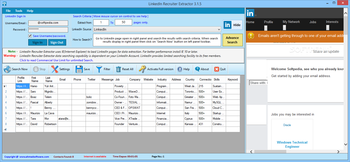 LinkedIn Recruiter Extractor screenshot