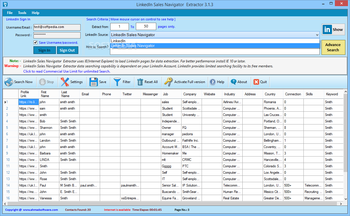 LinkedIn Sales Navigator Extractor screenshot 2