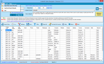 LinkedIn Sales Navigator Extractor screenshot 4