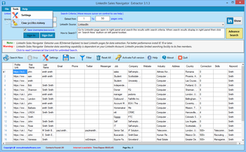 LinkedIn Sales Navigator Extractor screenshot 5