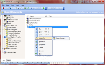 Links Organizer screenshot
