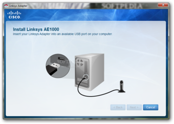 Linksys AE1000 screenshot