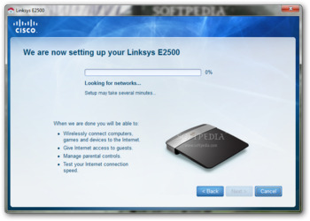 Linksys E2500 screenshot 2