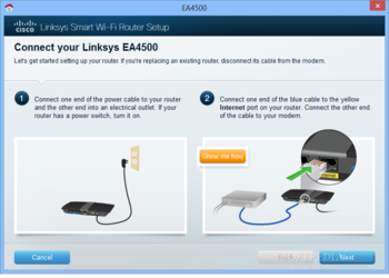 Linksys Smart Wi-Fi for EA4500 screenshot