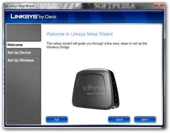 Linksys WET610N screenshot