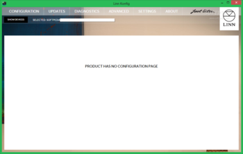 Linn Konfig screenshot