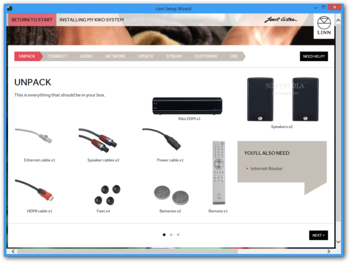 Linn Setup Wizard screenshot 2