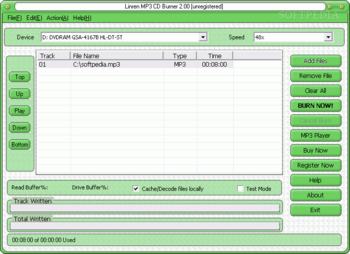 Linren  MP3 CD Burner screenshot