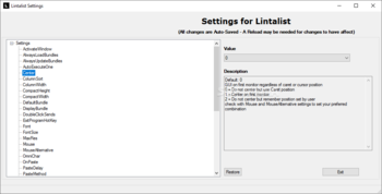 Lintalist screenshot 12