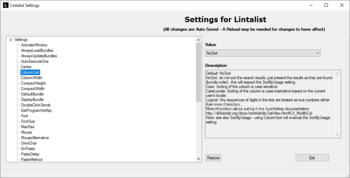Lintalist screenshot 13