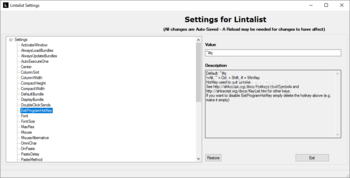Lintalist screenshot 16