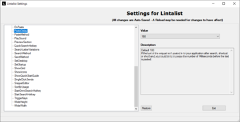 Lintalist screenshot 17