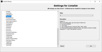 Lintalist screenshot 18