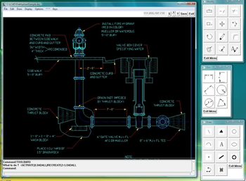 LinuxCAD for Windows screenshot