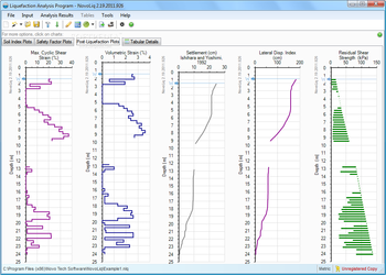 Liquefaction Analysis Program screenshot 9