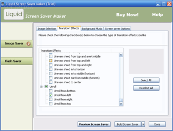 Liquid Screen Saver Maker screenshot 2