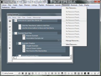 Liquid Story Binder XE screenshot 11