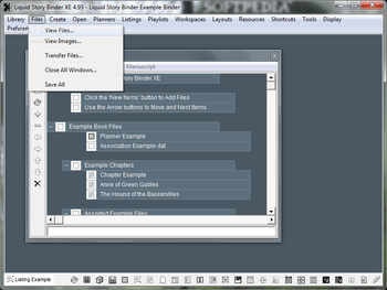 Liquid Story Binder XE screenshot 3
