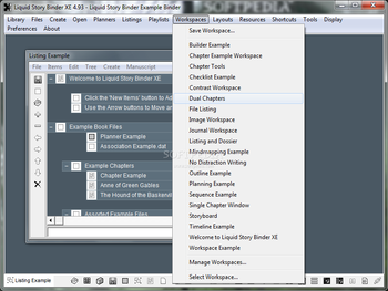Liquid Story Binder XE screenshot 9