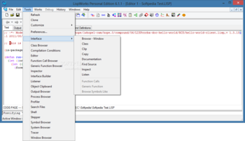 LispWorks Personal Edition screenshot 2
