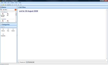ListIt 2010 screenshot