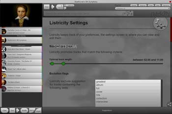 Listricity screenshot 2