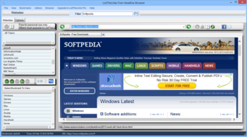 ListTheLinks Free Headline Browser screenshot