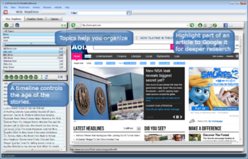 ListTheLinks Free Headline Browser screenshot 2