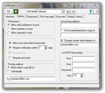 ListWizard screenshot