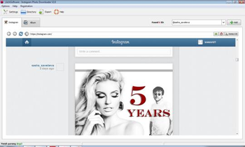 LitchiSoft Instagram Photo Downloader screenshot
