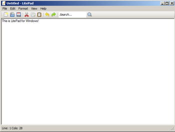 LitePad screenshot
