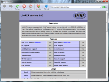 LitePXP screenshot