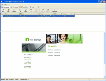 Live Bulk Mailer Professional screenshot 2
