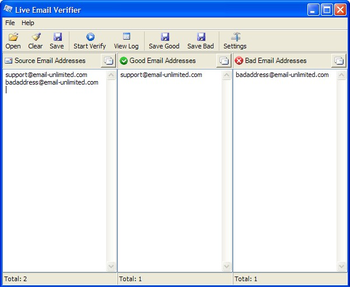 Live Email Verifier screenshot 3