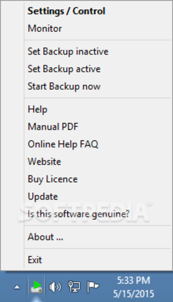 Live File Backup screenshot