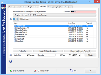 Live File Backup screenshot 5