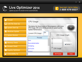Live Optimizer 2014 screenshot