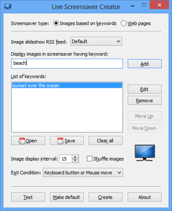 Live Screensaver Creator screenshot