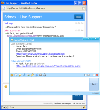 Live Support screenshot 2