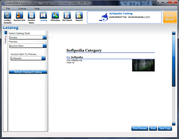 LiveAndSilent Auction Software screenshot 3