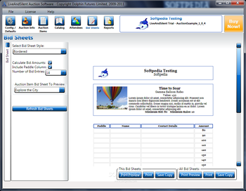 LiveAndSilent Auction Software screenshot 5