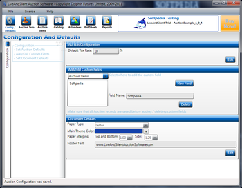 LiveAndSilent Auction Software screenshot 7
