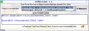 LIVECricket screenshot